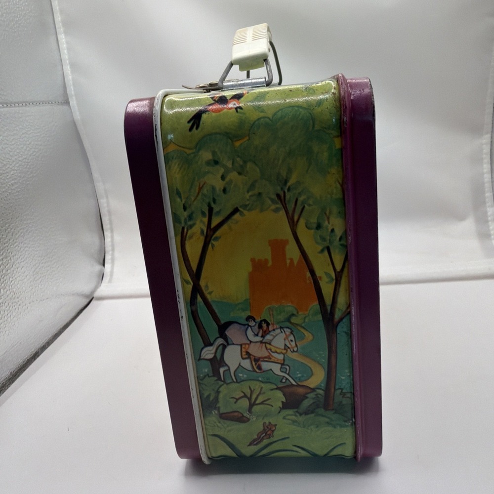1980 OHIO ART--SNOW WHITE AND THE SEVEN DWARFS--METAL LUNCHBOX (LOOK) - Picture 4 of 8